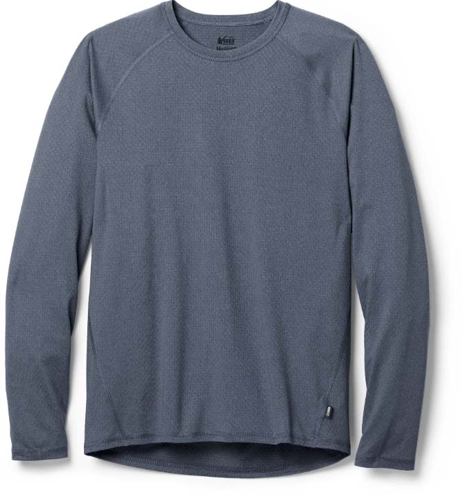 Omni wool base layer crew outlet top